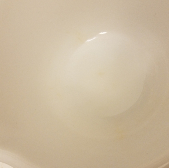 Vintage Glasbake Made for Sunbeam 19CJ Large White Milk Glass Mixer Mixing Bowl - Picture 10 of 10